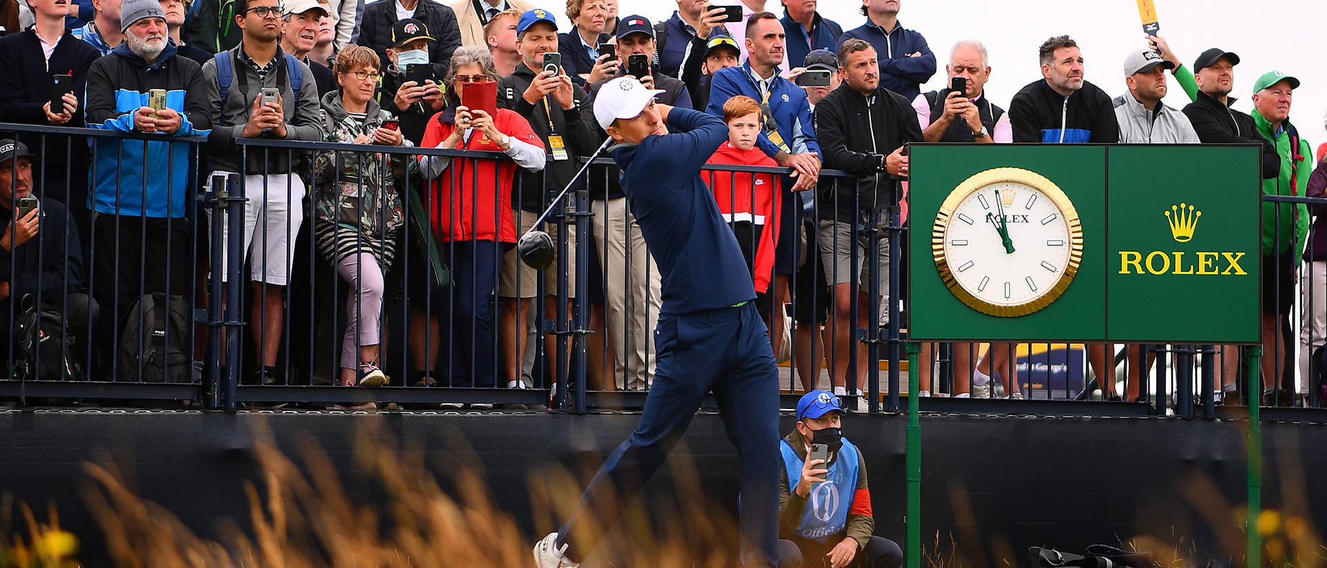 Jordan Spieth on day one of The Open